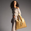 METALLIC Collection/ Metallic Gold Bag with Mini Zip Pouch /MM.GO.Z METALLIC Collection/ Metallic Gold Bag with Mini Zip Pouch /MM.GO.Z