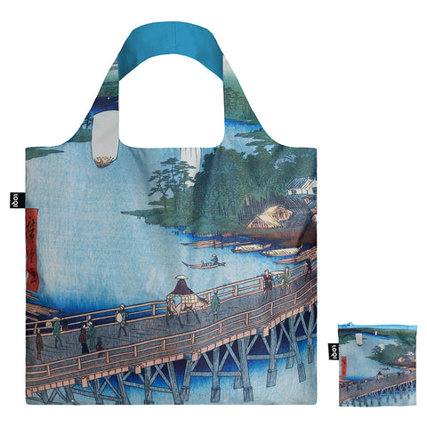 MUSEUM Collection / UTAGAWA HIROSHIGE/ Senjyu Great Bridge Recycled Bag/UH.GB