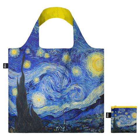 MUSEUM  Collection /VINCENT VAN GOGH/Starry Night Neon Yellow   Recycled Bag/VG.SN.Y