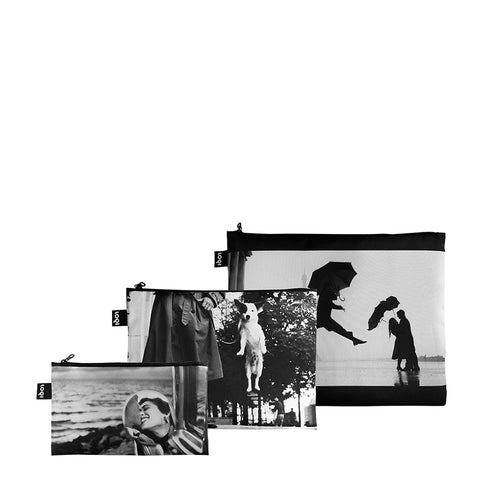 MUSEUM Collection/ELLIOTT ERWITT/Eiffel Tower,Dog Jumping,California Kiss/Zip Pockets Recycled/ZP.EE