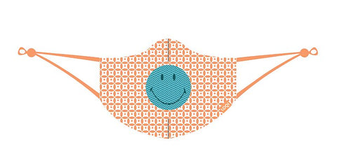 Fashion Mask/SMILEY Geometric Red Mask/MA.SM.GR3