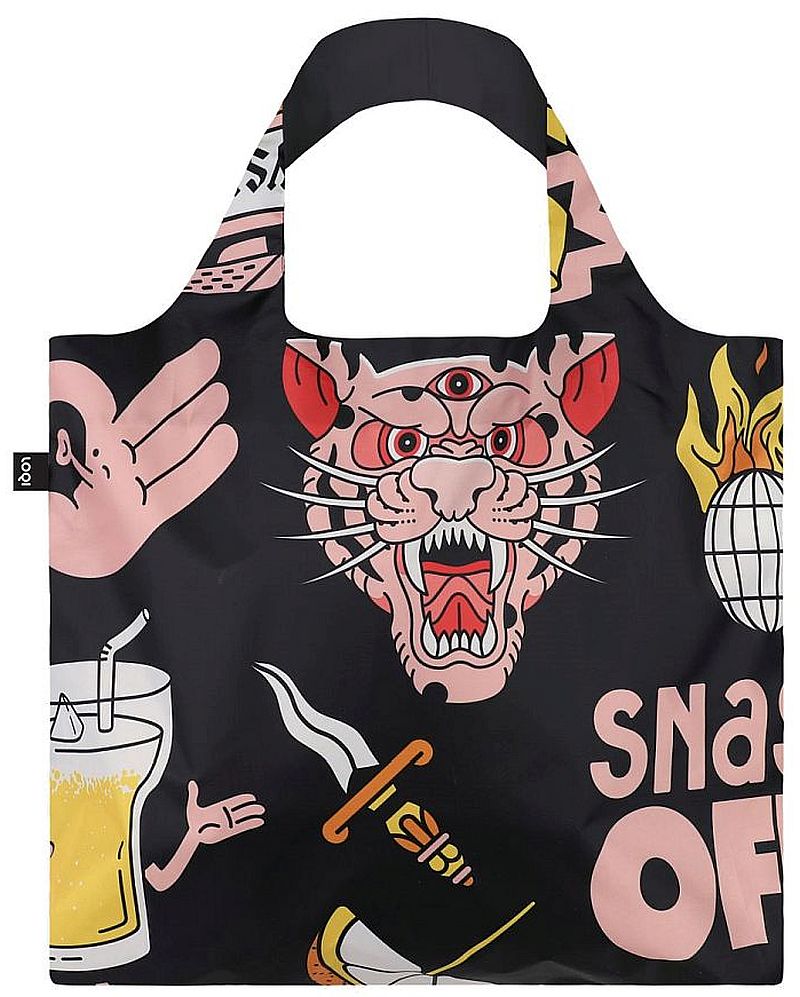ARTISTS Collection/SNASK /Tiger Snake Beer Black Recycled Bag/SN.TB.R