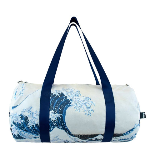 MUSEUM  Collection<br>KATSUSHIKA HOKUSAI <br>The Great Wave Recycled Weekender<br>WE.HO.WA
