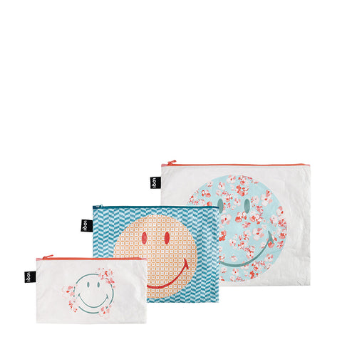 SMILEY Collection/Zip Pockets/SMILEY/ TYVEK Blossom /ZP.TY.SB
