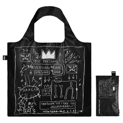 MUSEUM Collection/ JEAN-MICHEL BASQUIAT / Crown Black Metallic Bag 