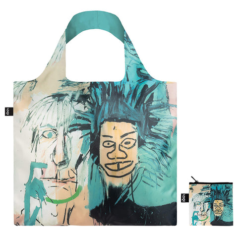 MUSEUM  Collection /JEAN-MICHEL BASQUIAT/Dos Cabezas,1982(warhol) Recycled Bag/JB.WA.R