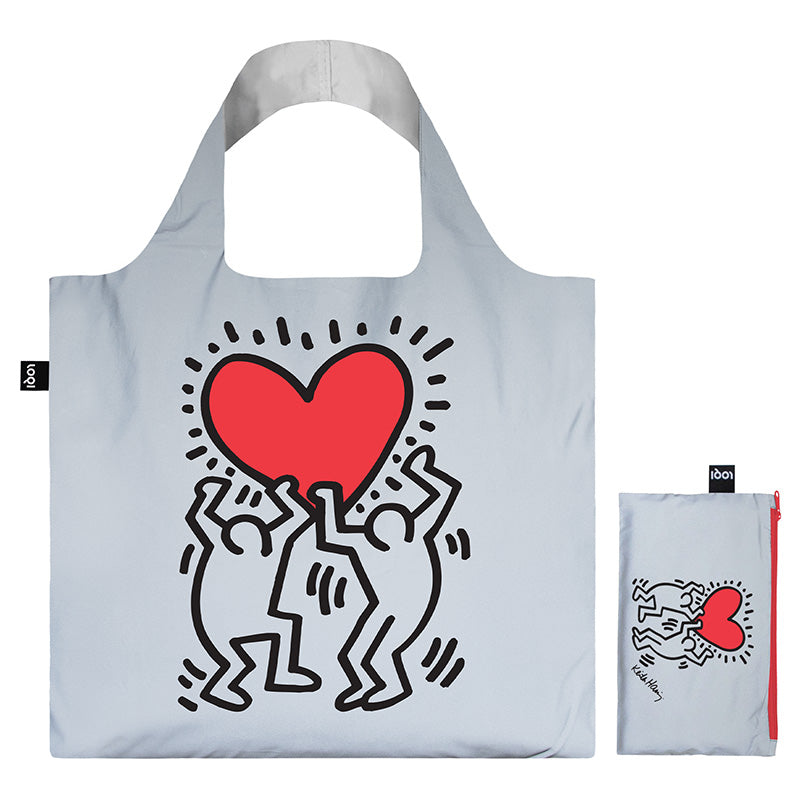 MUSEUM Collection/ KEITH HARING / Dancing Heart  Reflective  Bag  /KH.RE.DE