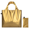 METALLIC Collection/ Metallic Gold Bag with Mini Zip Pouch /MM.GO.Z