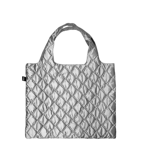 METALLIC Collection/ PUFFY / Metallic Silver Medium Bag  /MM.PS.M