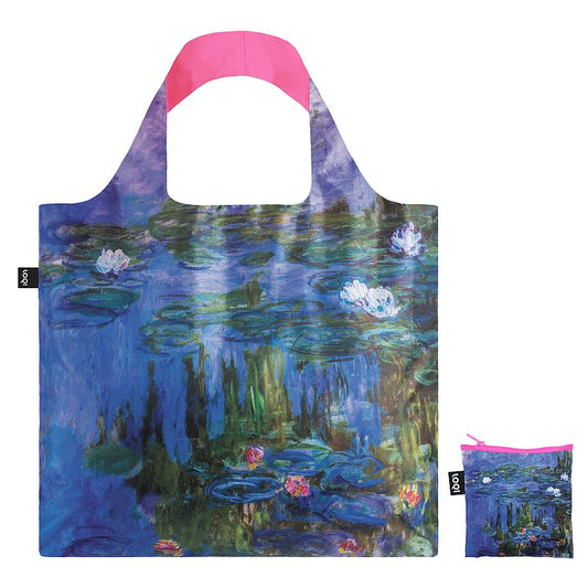 MUSEUM  Collection/CLAUDE MONET /Water Lilies Neon Pink Recycled Bag/MO.WL.P