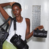 METALLIC Collection/  SMALL WEEKENDER /Metallic Black/WE.MM.BS