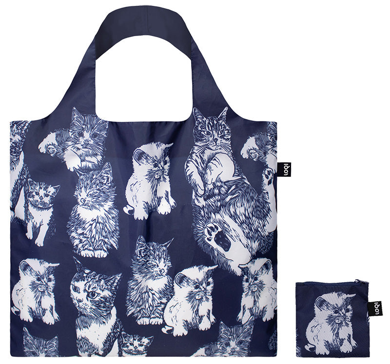 ARTISTS  Collection/RED POPPY BEE /Cats  Recycled Bag/RP.CA