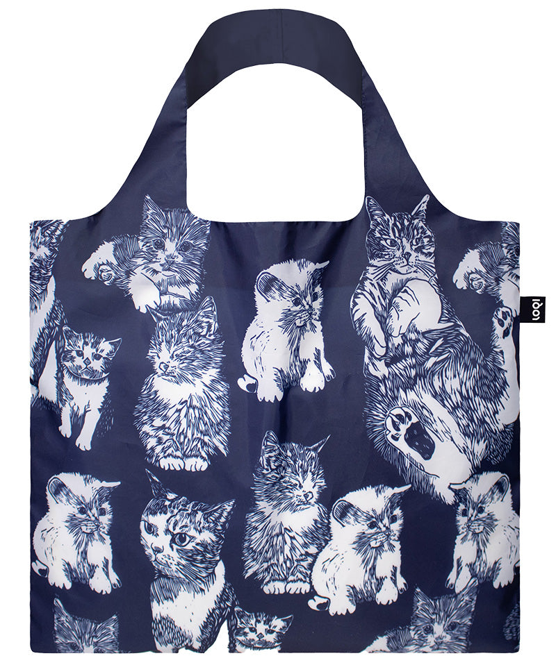 ARTISTS  Collection/RED POPPY BEE /Cats  Recycled Bag/RP.CA