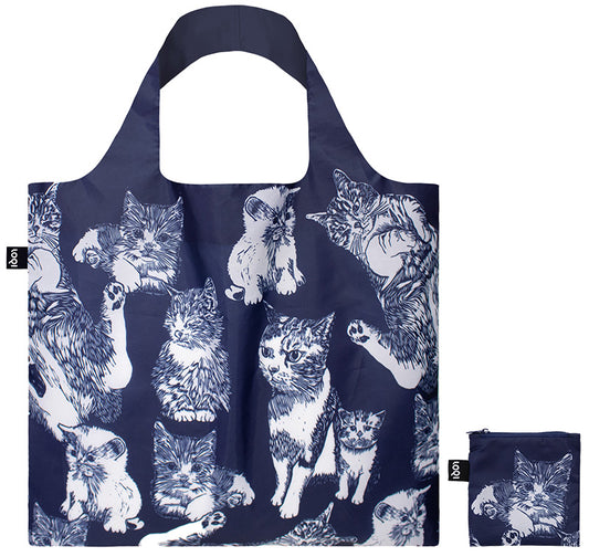 ARTISTS  Collection/RED POPPY BEE /Cats  Recycled Bag/RP.CA