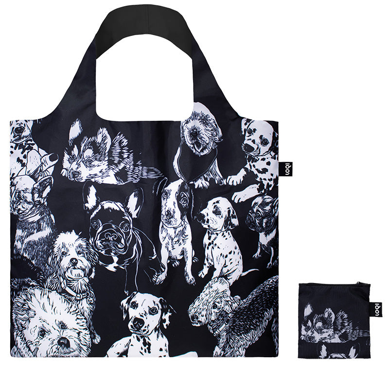 ARTISTS  Collection/RED POPPY BEE /Dogs  Recycled Bag/RP.DO