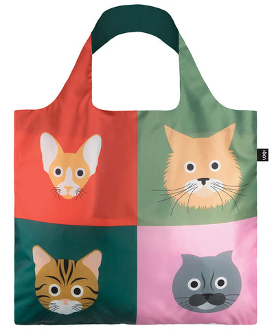 ARTISTS  Collection<br>STEPHEN CHEETHAM  <br>Cats  Recycled Bag<br>SC.CA.R