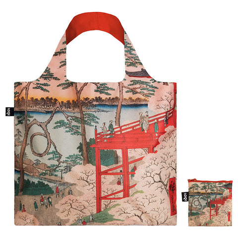 MUSEUM Collection / UTAGAWA HIROSHIGE/ Pond at Ueno   Recycled Bag/UH.HS