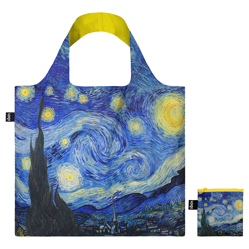 MUSEUM  Collection /VINCENT VAN GOGH/Starry Night Neon Yellow   Recycled Bag/VG.SN.Y
