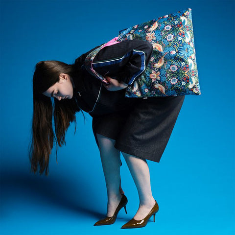 MUSEUM  Collection /WILLIAM MORRIS/The Strawbery Thief Neon Pink   Recycled Bag/WM.ST.P