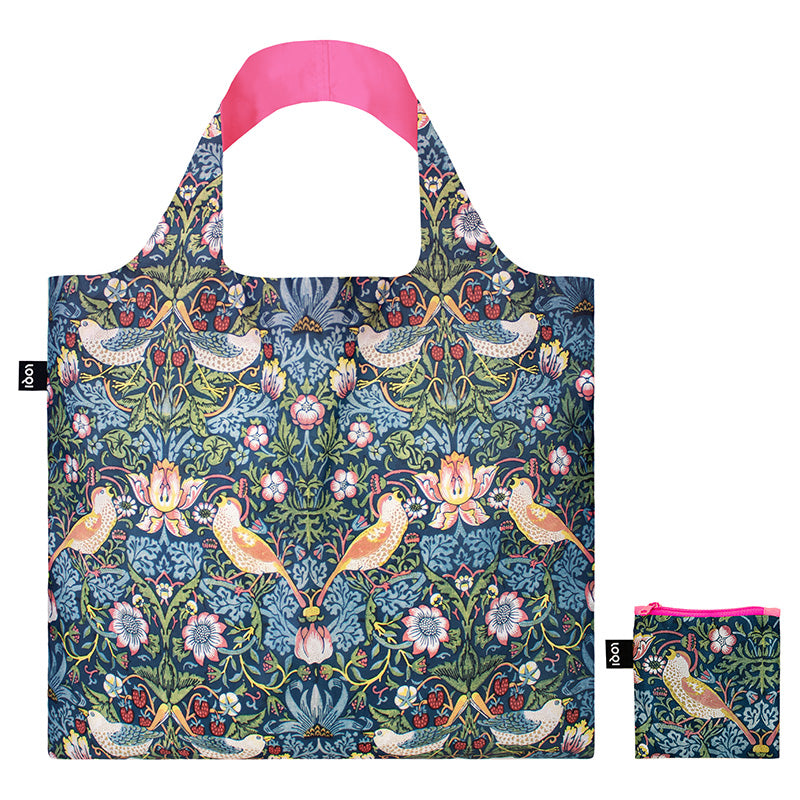 MUSEUM  Collection /WILLIAM MORRIS/The Strawbery Thief Neon Pink   Recycled Bag/WM.ST.P