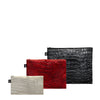 ARTIST Collection/CROCODILE/Black,Burgundy,Off White/Zip Pockets Recycled/ZP.CR