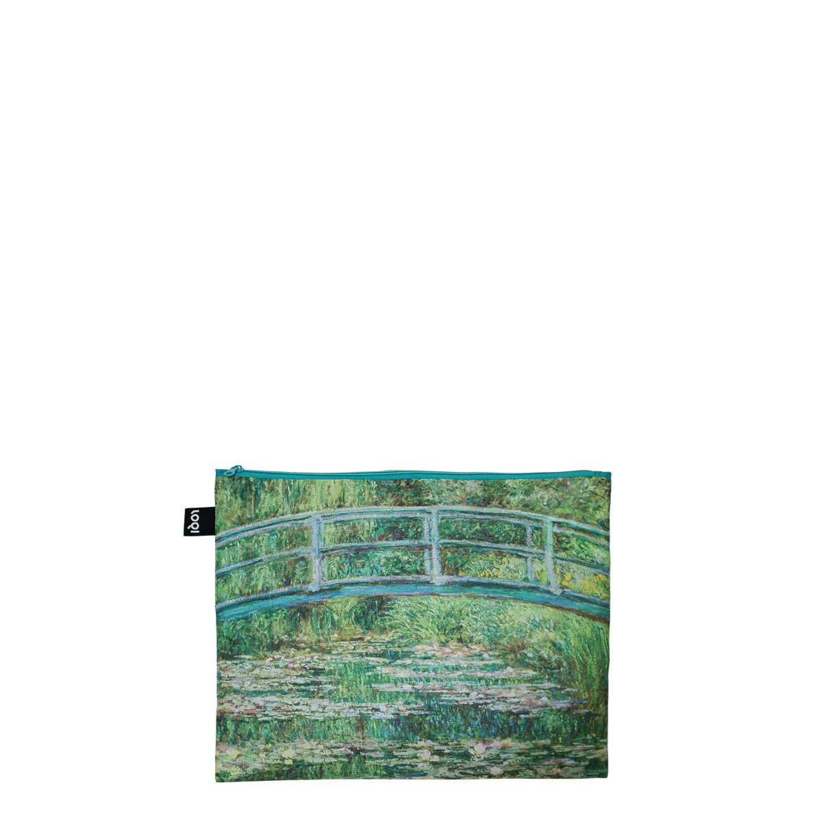 MUSEUM  Collection /CLAUDE MONET /Water Lilies,Wild Poppies,Japanese Footbridge   Recycled Zip Pockets/ZP.MO