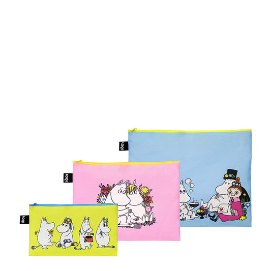 MOOMIN/TOGETHER Zip Pockets Recycled/  ZP.MO.TO