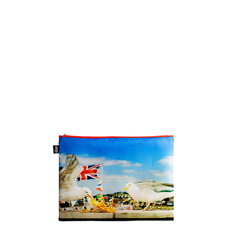 MUSEUM Collection/MARTIN PARR/Seagulls Eating Chips,Real Food,England/Zip Pockets Recycled/ZP.MP