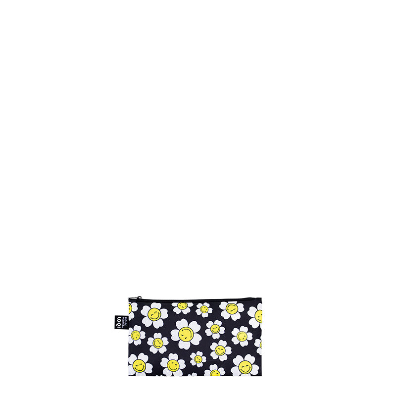 SMILEY  Collection /JP Flowers   Recycled Zip Pockets/ZP.SM.FLJ