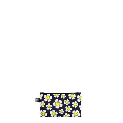 SMILEY  Collection /JP Flowers   Recycled Zip Pockets/ZP.SM.FLJ