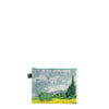 MUSEUM Collection/VINCENT VAN GOGH/The Starry Night,A Wheatfield With Cypresses,Irises  Zip Pockets Recycled/  ZP.VG