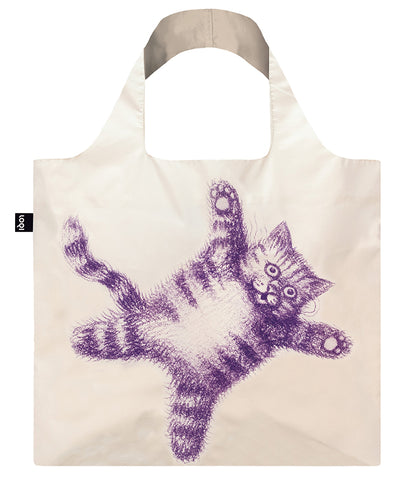 ARTISTS  Collection<br>ARMANDO VEVE  <br>Flying Purr-ple Cat  Recycled Bag<br>AV.FC