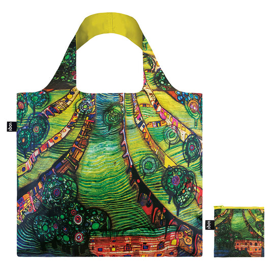 MUSEUM  Collection/HUNDERT WASSER /781 Green Town  Recycled Bag/FH.GT