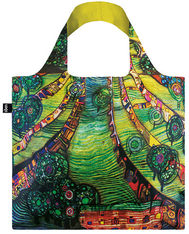 MUSEUM  Collection<br>HUNDERT WASSER  <br>781 Green Town  Recycled Bag<br>FH.GT