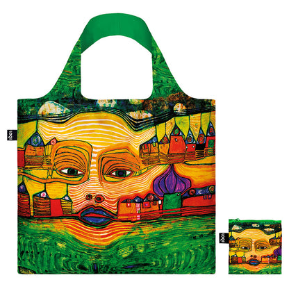 MUSEUM  Collection/HUNDERT WASSER /691 Irinaland Over the Balkans  Recycled Bag/FH.IB