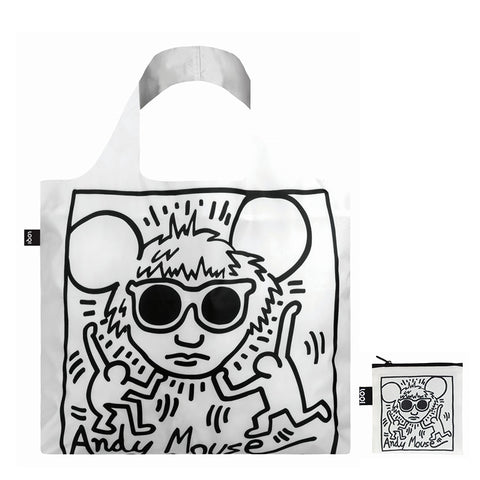 MUSEUM  Collection<br>Keith Haring <br>Untitled(Andy Mouse) Recycled bag<br>© Keith Haring Foundation Lisenced by Aretestar,New York<br>KH.AM
