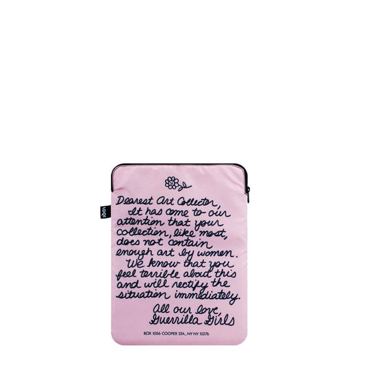 MUSEUM  Collection/GUERRILLA GIRLS /Dearest Art Collector Recycled Lap Top Sleeve13'/LS.GG.DC