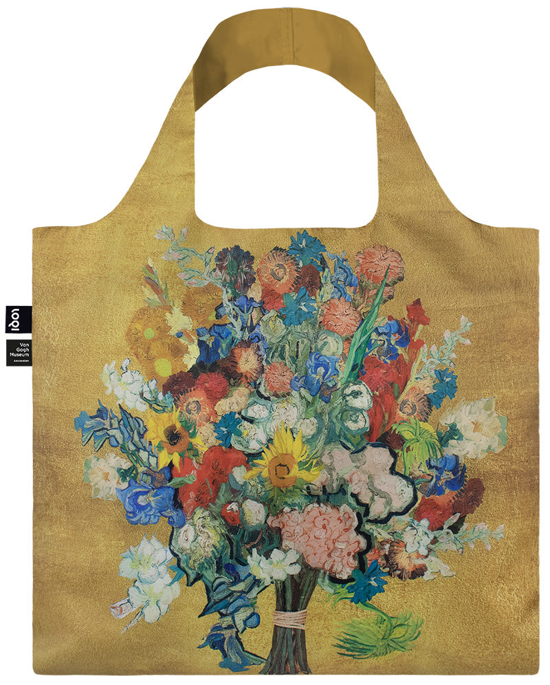 MUSEUM  Collection/VINCENT VAN GOGH /VGM 50th Anniversary Bouquet/Flower Pattern,Gold Recycled Bag/VGM.AG