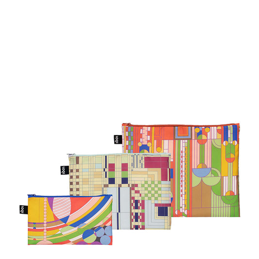 MUSEUM Collection/Zip Pockets Recycled/FRANK LLOYD WRIGHT/ZP.FL