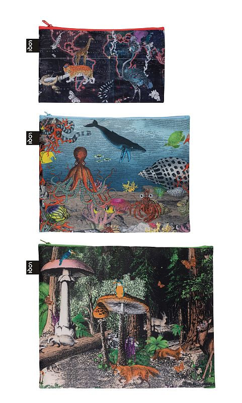 ARTISTS Collection/Zip Pockets/Kristjana S Williams Interiors/World Map/©Kristjana S Williams Interiors/ZP.KW.WM