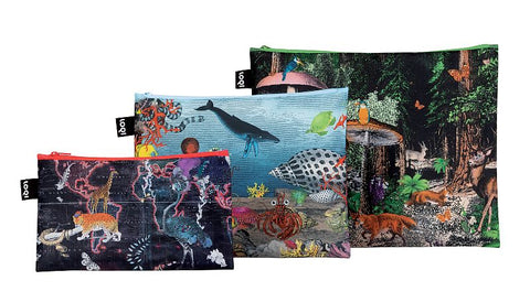 ARTISTS Collection<br>Zip Pockets<br>Kristjana S Williams Interiors/World Map<br>©Kristjana S Williams Interiors<br>ZP.KW.WM