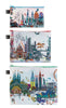 ARTISTS Collection<br>Zip Pockets<br>Kristjana S Williams Interiors/World Skyline<br>©Kristjana S Williams Interiors<br>ZP.KW.WS