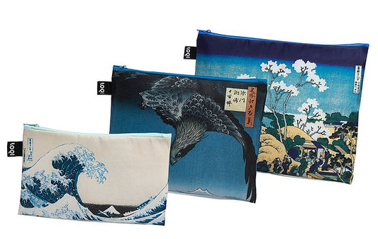 MUSEUM Collection/Zip Pockets/Hokusai/Hiroshige/ZP.MU.HO