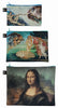 MUSEUM Collection<br>Zip Pockets<br>Michelangelo,Botticelli,Da Vinci<br>©Vatican Museums© Uffizi Gallery Florence© The Louvre Paris<br>ZP.MU.MI
